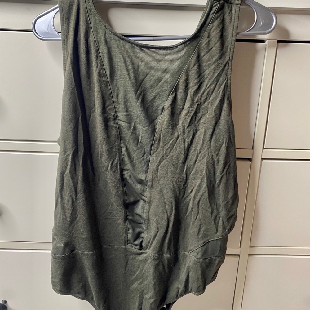 Bodysuit, hunter green, express